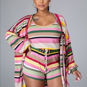 2pc Rachel Romper Set